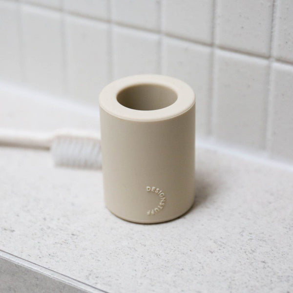 DESIGNSTUFF Toothbrush Holder, Sand