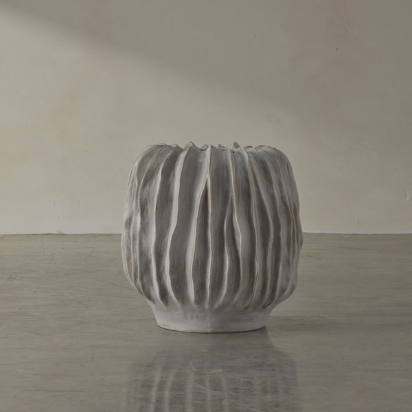 Melani Large Pot - Off White