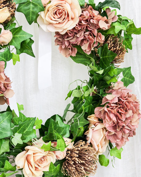 Floral Christmas Wreath | Artificial