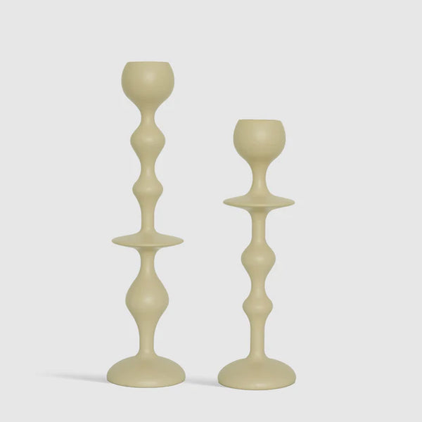 Infinity Candle Holder - Ivory Medium