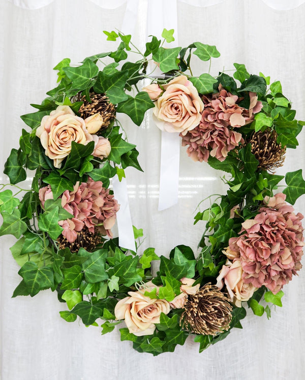 Floral Christmas Wreath | Artificial