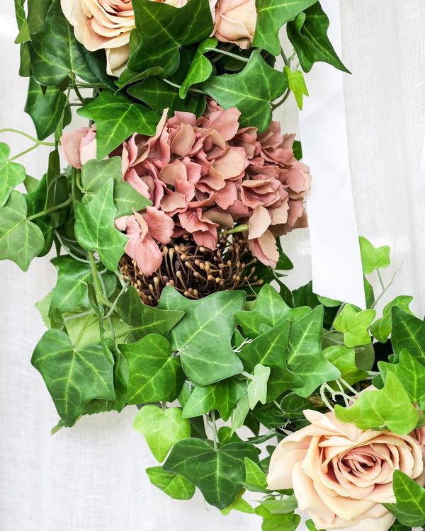 Floral Christmas Wreath | Artificial