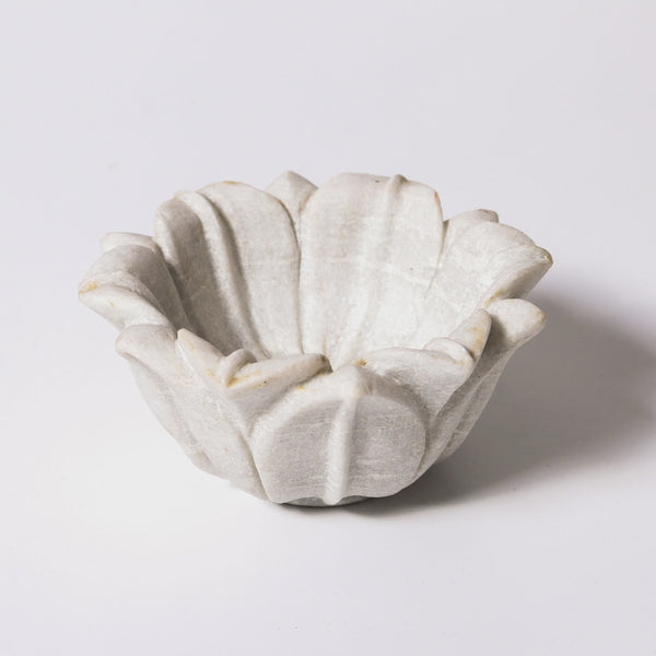 Marble Lotus Leaf Bowl