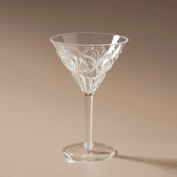 Flemington Acrylic Martini Glass - Clear