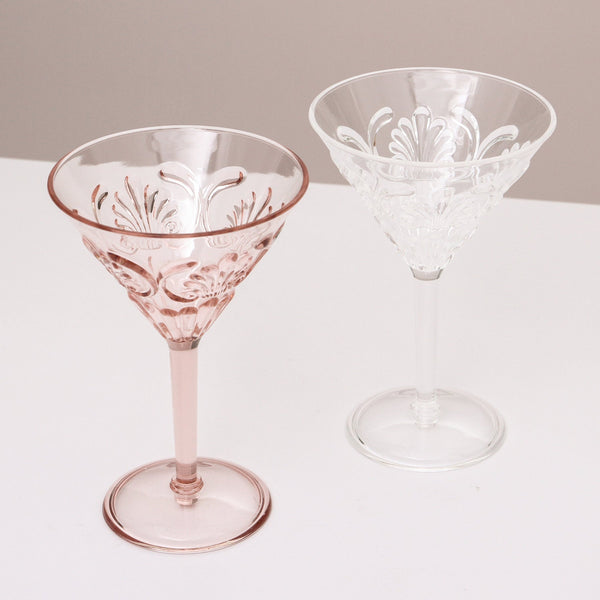 Flemington Acrylic Martini Glass - Clear