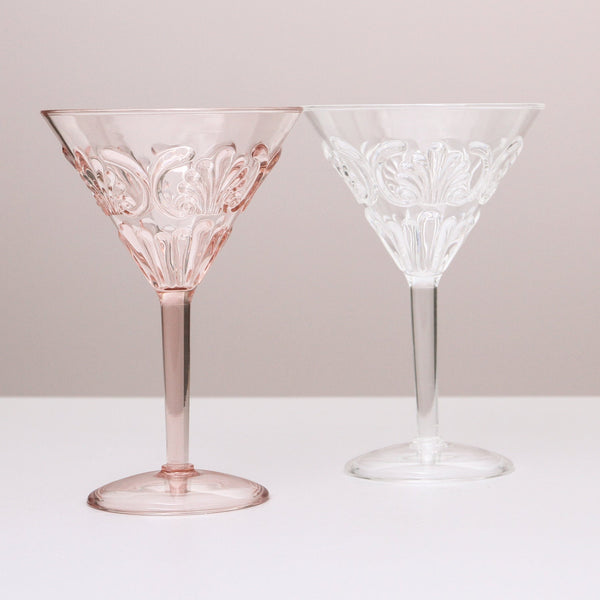 Flemington Acrylic Martini Glass - Clear