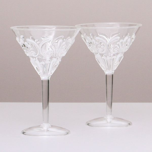 Flemington Acrylic Martini Glass - Clear