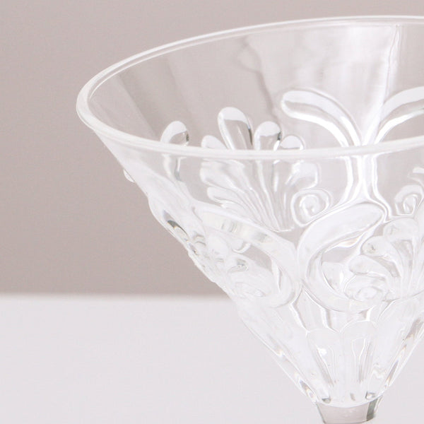 Flemington Acrylic Martini Glass - Clear