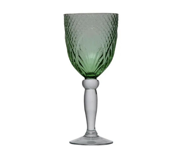 Vintage Green Goblets