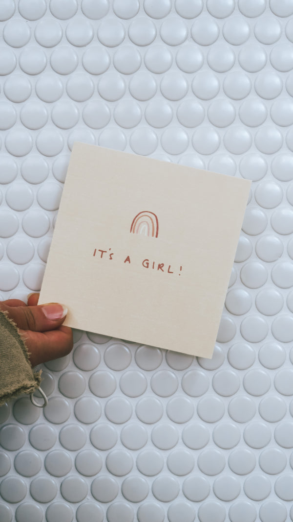 Greeting Card - It's a Girl